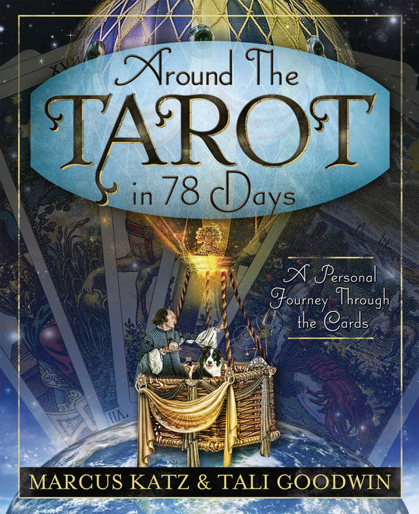 Around Tarot in 78 Days Marcus Katz Tarot Book Tarot Guide Book 78-Day Tarot Course Tarot Learning Workbook