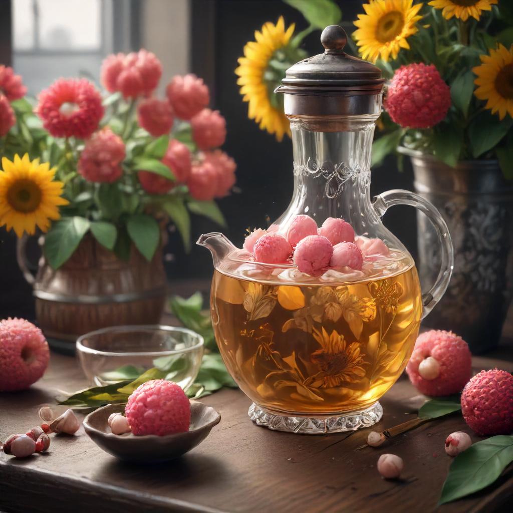 Lychee & Sunflower Bouqet - Dear Universe