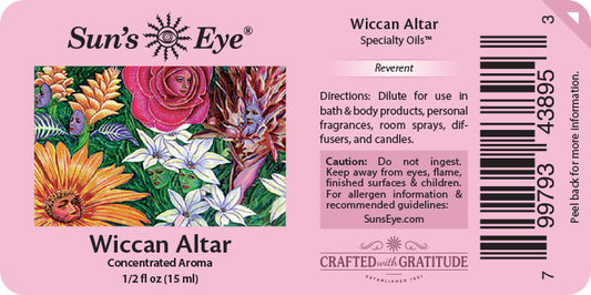 Sun's Eye Wiccan Altar Oil