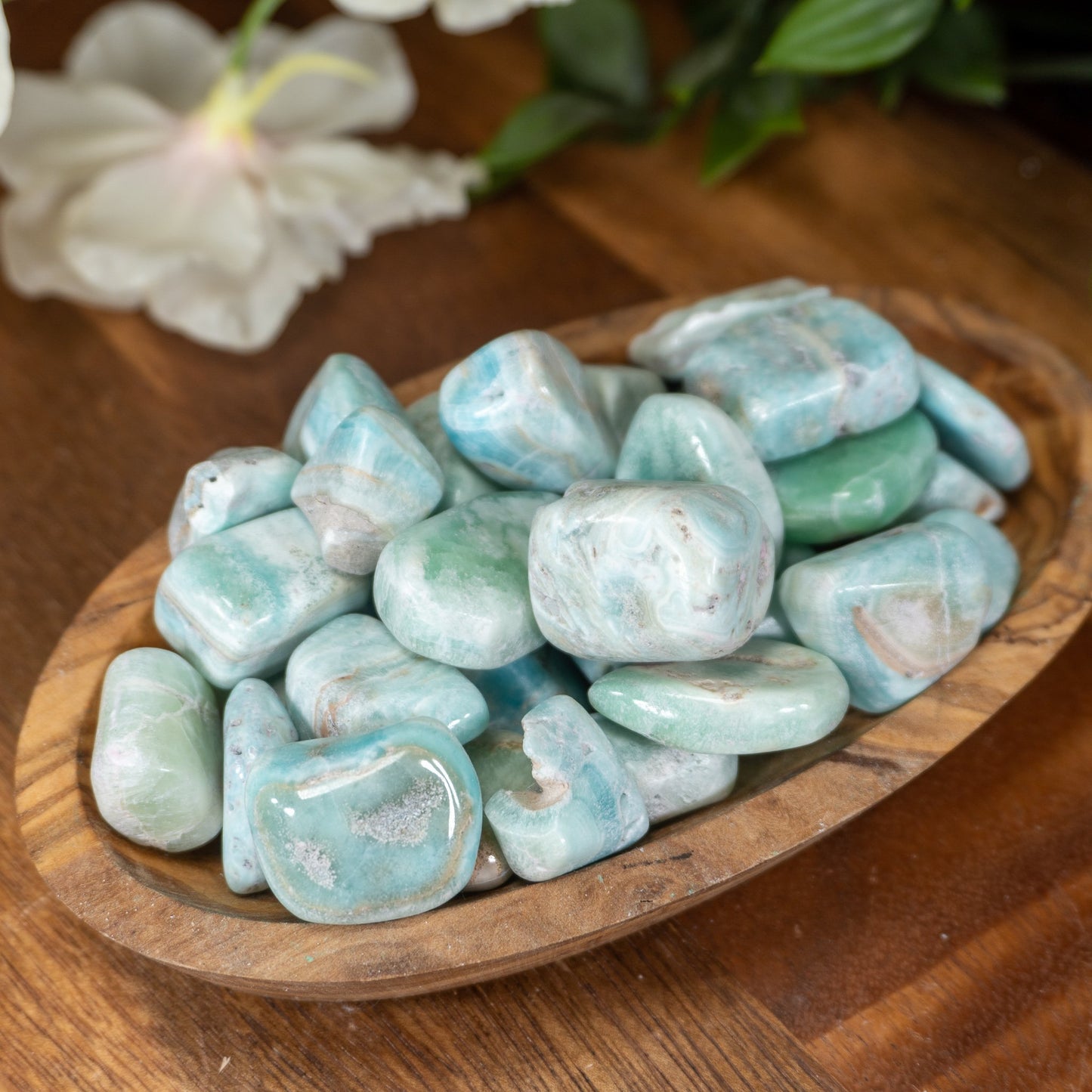Caribbean Calcite Tumbles Healing Caribbean Calcite Blue and White Calcite Stones Meditation Calcite Tumbles Stress Relief Calcite Stones Polished Caribbean Calcite Ethically Sourced Calcite Tumbles Calming Energy Stones Crystal Healing Calcite Inner Peace Calcite Tumbles
