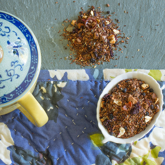 Organic Berry Scone Tea Caffeine-Free Rooibos Blend Sweet Rooibos Tea Herbal Infusion Tea Organic Herbal Tea Berry Flavored Tea Rooibos Blend Tea Organic Rooibos Honeybush Tea