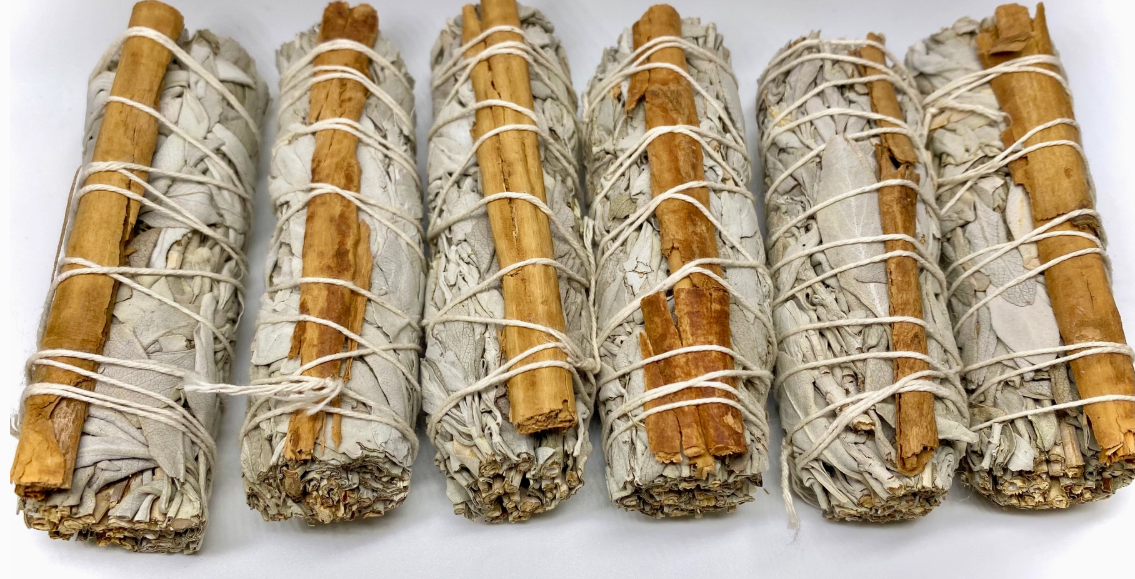 Cinnamon with White Sage Bundle