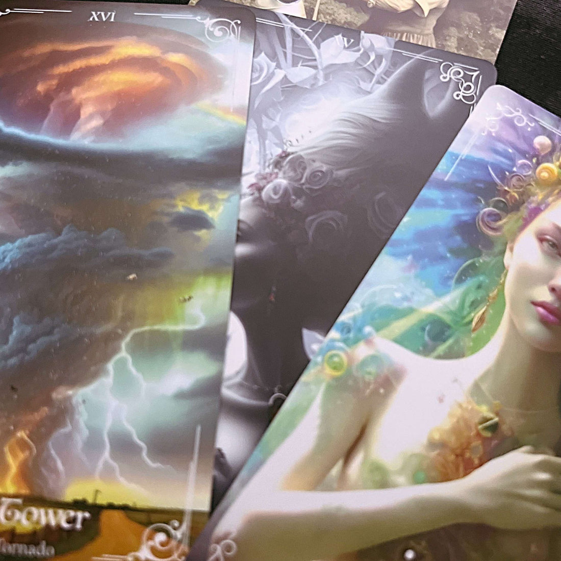 Close Up Photo of Tarot Cards