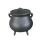 7" cast iron cauldron Cast iron cauldron for rituals Cast iron cooking pot Durable cast iron cauldron Cauldron for magickal brews