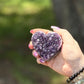 Uruguayan Amethyst Heart – Ethical Crystal Heart Cleansed for Crown & Heart Chakras (0.17–0.28 kg)