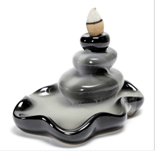 Balance ceramic backflow burner Handmade incense burner Ceramic incense burner Waterfall incense burner Meditation incense burner