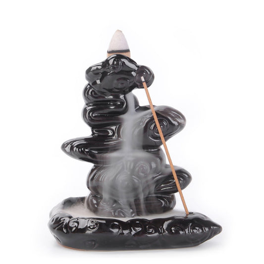 Calm Cloud Ceramic Backflow Incense Burner
