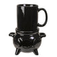 Triple Moon Cauldron Tea Light Mug Warmer W/mug
