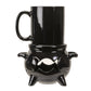 Triple Moon Cauldron Tea Light Mug Warmer W/mug