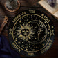 Crystal Pendulum Board - Sun & Moon