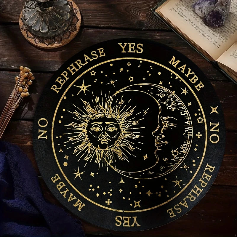 Crystal Pendulum Board - Sun & Moon