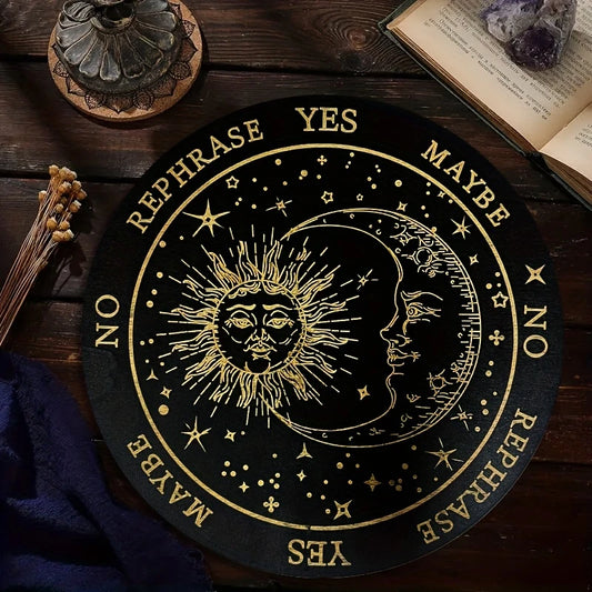 Crystal Pendulum Board - Sun & Moon