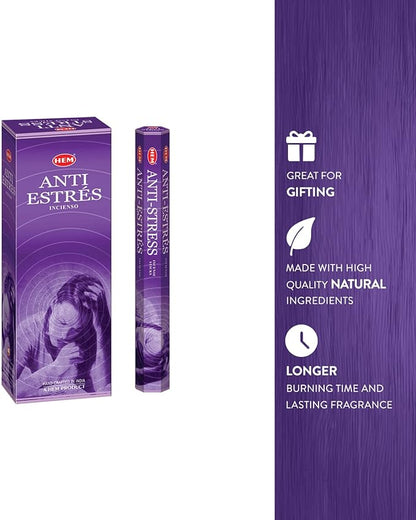 HEM Anti Stress Incense Anti Stress Incense Sticks HEM Incense Sticks Relaxation Incense Stress Relief Incense