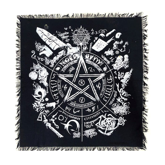 Pentagram Altar Cloth 18x18