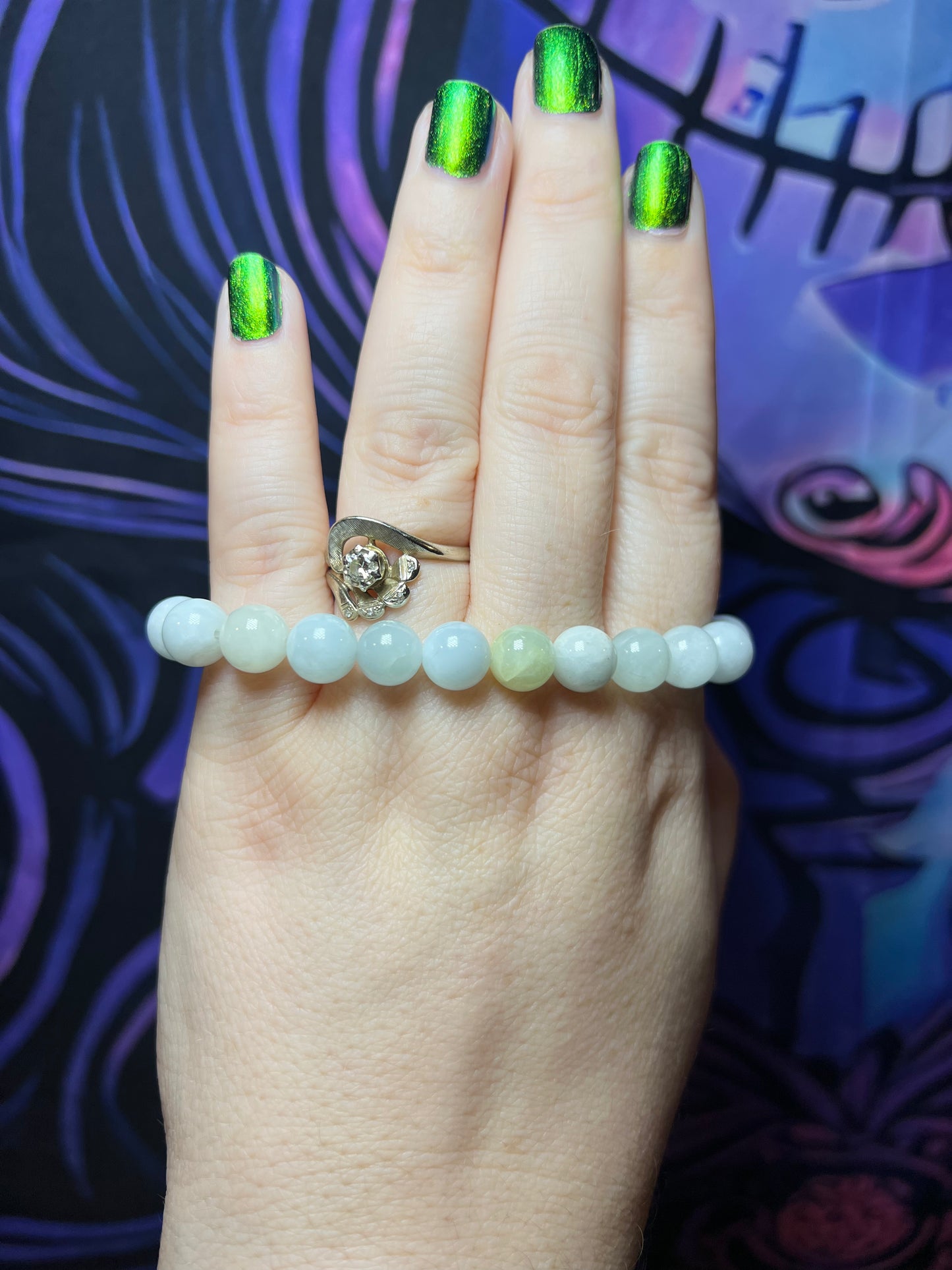 Aquamarine Bracelet 8mm