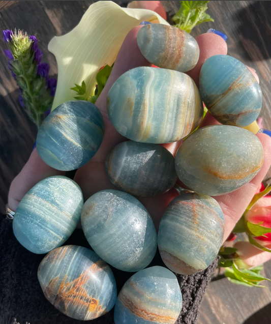 Blue Onyx Healing Crystals Emotional Balance Spiritual Growth Throat Chakra