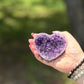 Uruguayan Amethyst Heart – Ethical Crystal Heart Cleansed for Crown & Heart Chakras (0.17–0.28 kg)