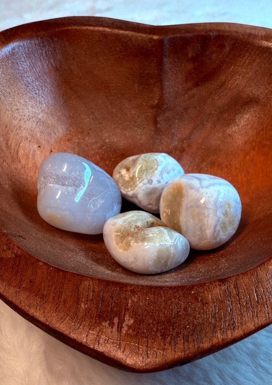 Blue Lace Agate Tumbles