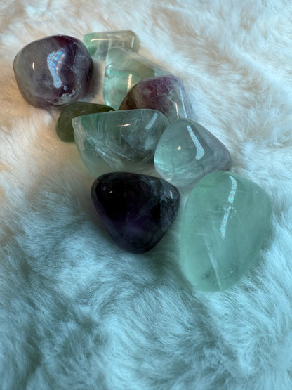 Fluorite Tumbles
