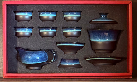 Purple Mud Clay Tea Set – Artisanal Gongfu Tea Set for Ritual Brewing & Ceremonial Calm
