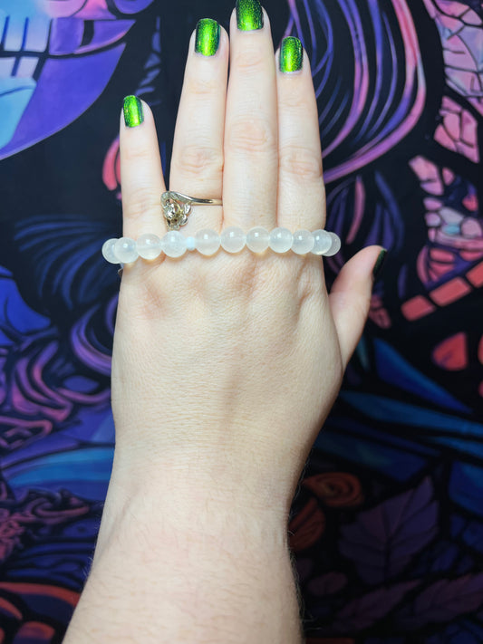 Selenite Bracelet 8mm