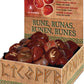 Close-up of Red Carnelian Rune Stones