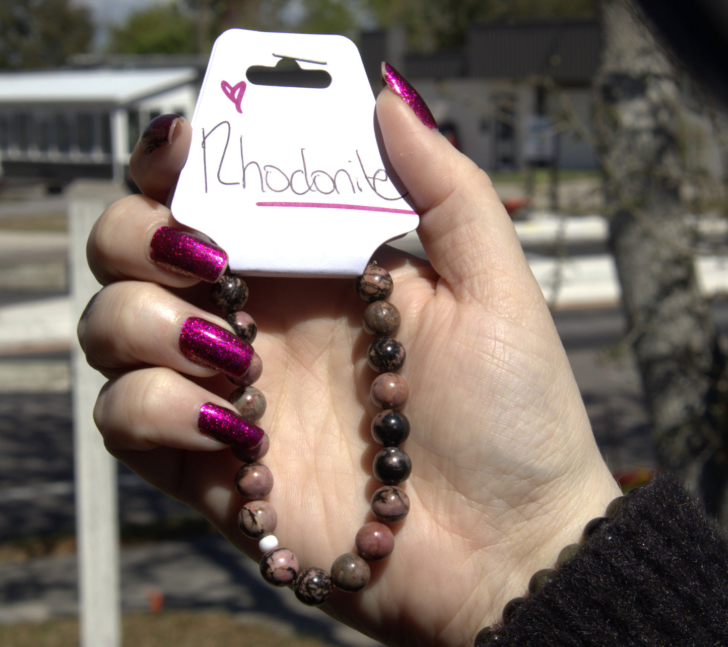Rhodonite Bracelet 8mm