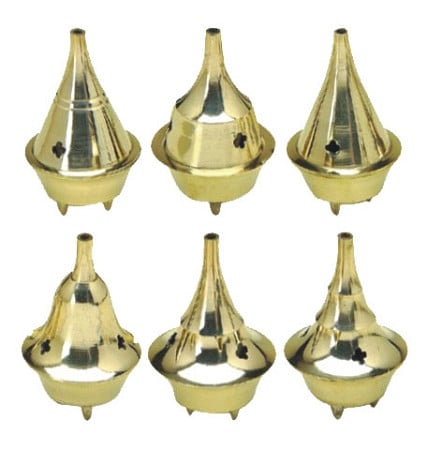 Brass Cone Burner Incense Burner Charcoal Burner Aromatic Burner Elegant Brass Burner