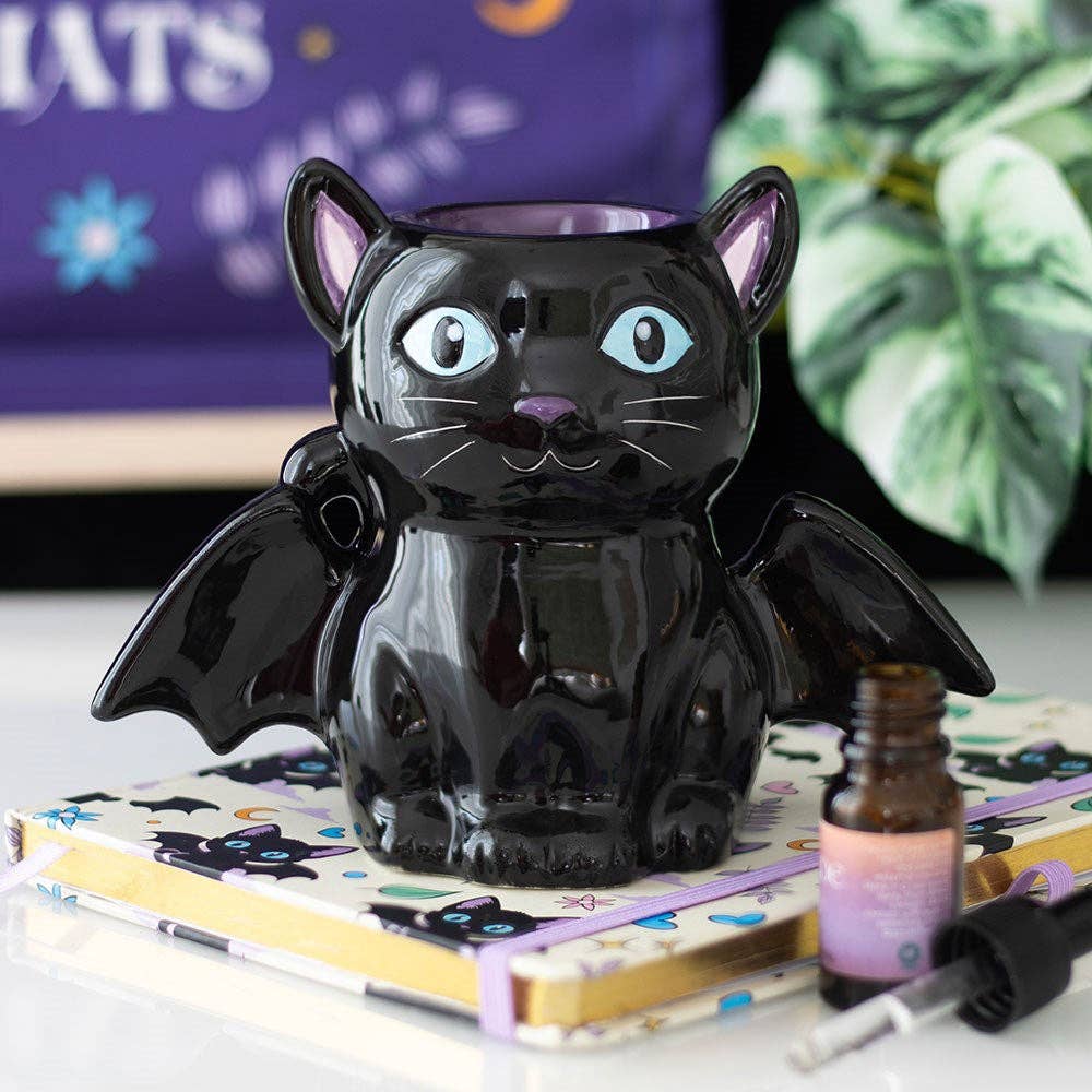 Cute And Creepy Gothic Bat Oil Warmer