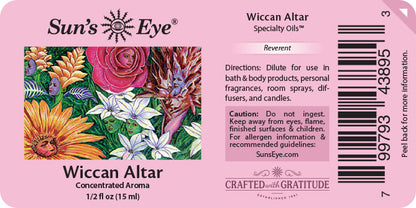 Sun's Eye Wiccan Altar Oil