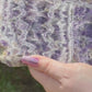 Dreamy Chevron Amethyst Slab